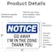 Signmission Safety Culture Sign, 5 in Width, Vinyl Decal, Rectangle OS-2PACK-NS-D-35-L-13136 - alternate 2